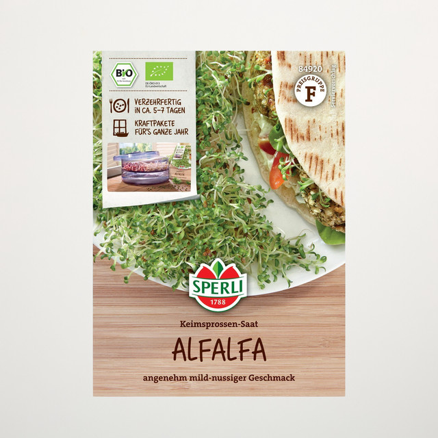 Sperli Alfalfa Keimsprossen BIO Samen 7 g - Bild 1