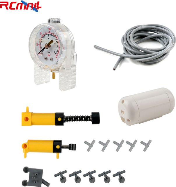 wishiot MOC Pneumatisches Baukasten-Set, 16-teiliges Set - Bild 1