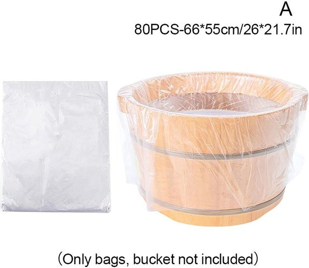 Changqing Einweg-Fußbad-Einlagen, 80 Stück, Weiß, Unisex - Bild 1