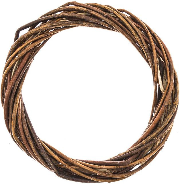 idee. Creativmarkt Weidenring ungeschält in Natur, Durchmesser: 17 cm - Bild 1