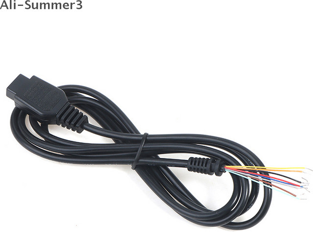 Sega Genesis 2 MD2 Controller Verlängerungskabel, 9-polig, Schwarz, 1,5 m Länge - Bild 1