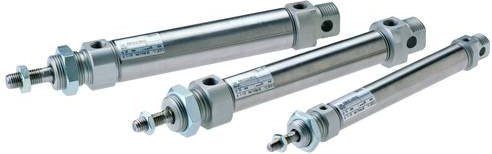 IMI Norgren KM/8025/M/100 Rundzylinder aus Edelstahl in Silber mit einer Hublänge von 100 mm - Bild 1