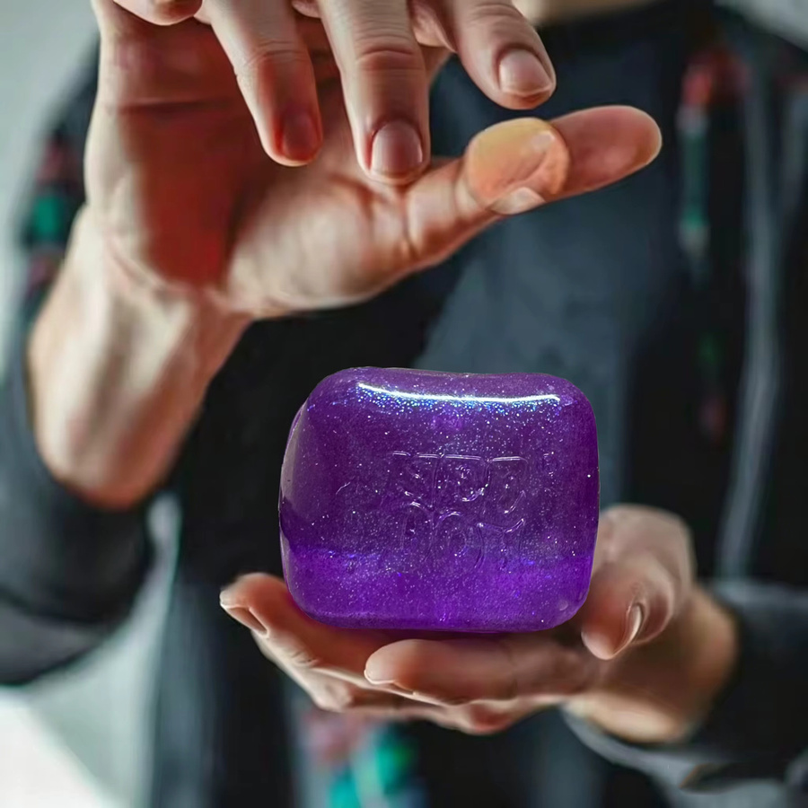 Needoh Maltose Glitzer Eiswürfel, Weiches Quetsch-Slow-Rebound Sensorisches Fidget-Spielzeug - Bild 4