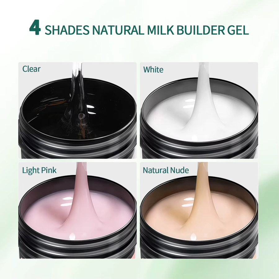 Nailpop Builder Nagelgel, Milchig, Glänzend, 100g - Bild 2