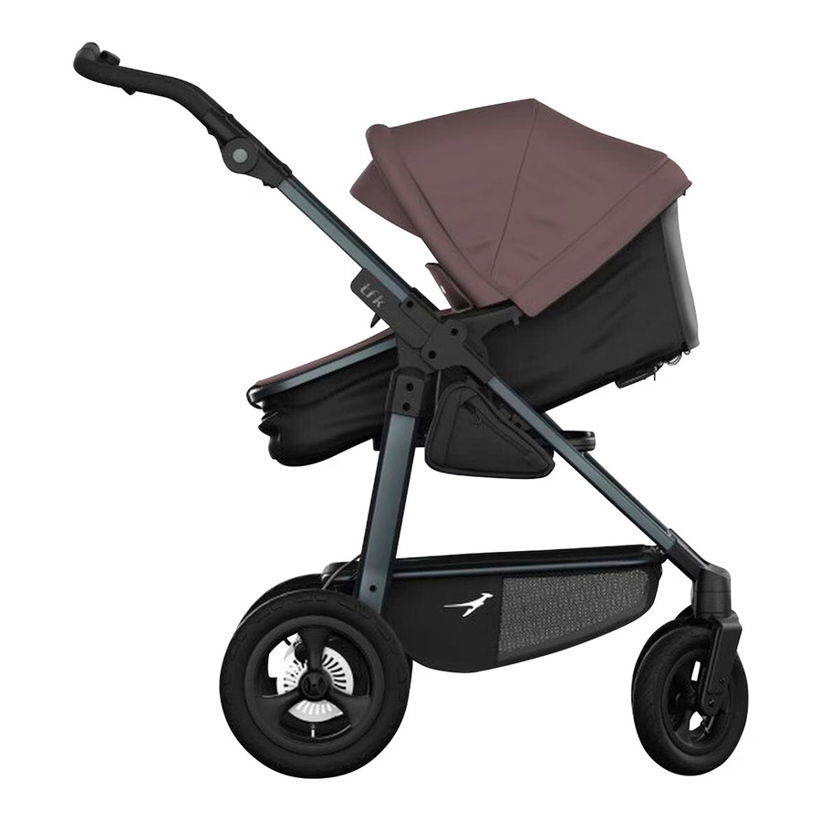 tfk Kombikinderwagen mono 4 in Grau und Schwarz mit Sportsitz und Babywanne - Bild 1