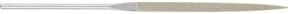 PFERD Diamant-Nadelfeile flachspitz silber D91 fein für harte Werkstoffe, Länge: 140 mm - Bild 1