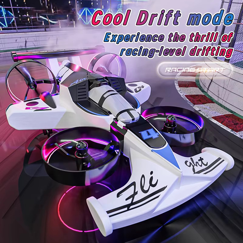 CONUSEA CZ04 Land-Air Dual-Use Quadrocopter Drifting Toy Car, 2 in 1 RC Drone Modell, Fernbedienung, Flugzeug - Bild 6