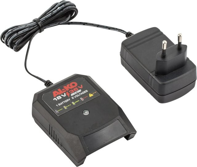 Al-Ko Ladegerät C40.6 Li 1A für 18 V/36 V in Anthrazit/Schwarz - Bild 1