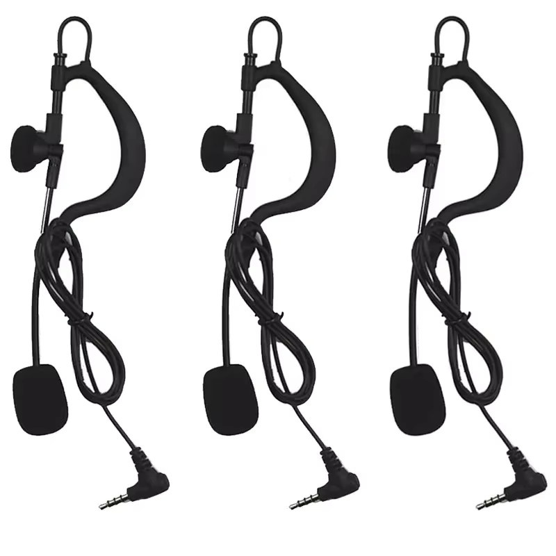 XiNOWy 3er-Set V4C Pro Fußball-Schiedsrichter Bluetooth-Headset mit Geräuschunterdrückung und Intercom-Konferenz-Gegensprechanlage in Schwarz - Bild 3