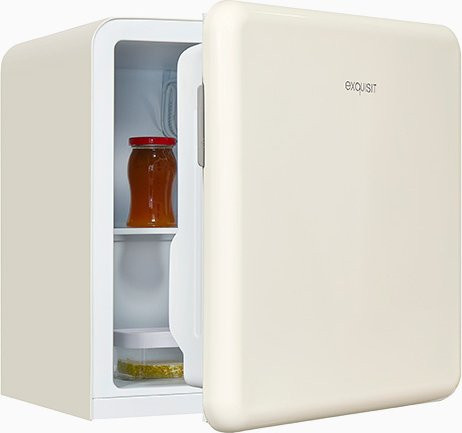 Exquisit CKB45-0-031F Gefrierschrank in Beige mit Flaschenregal und Zero Degree Zone, Unterbaugerät