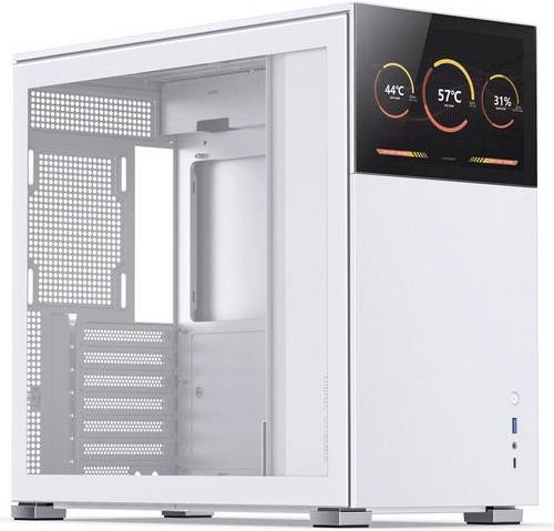 Jonsbo D41 Screen Midi-Tower PC-Gehäuse ATX in Weiß - Bild 1