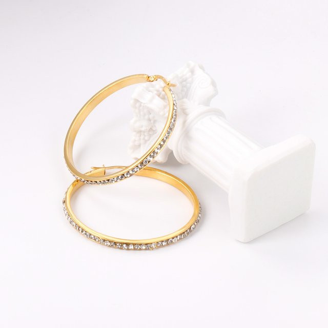 Ohrringe Edelstahl, Diamant, Zirkonia, Vintage, Damen - Bild 1