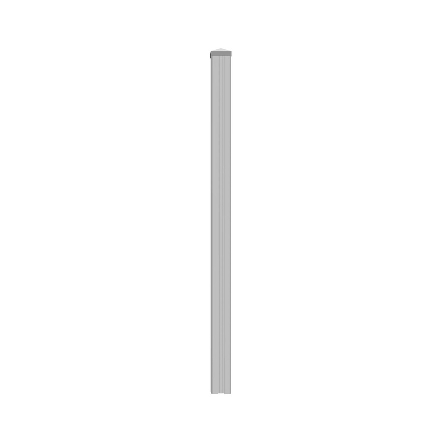 T&J Pfosten Alaska aus PVC in Weiß, B/T/H: 11,7 x 11,7 x 240 cm - Bild 2