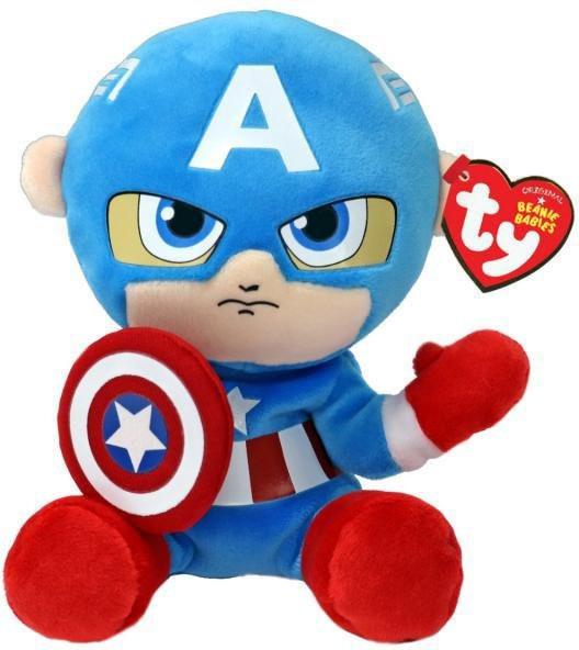 TY Marvel Captain America Kuscheltier, ab 3 Jahren - Bild 1