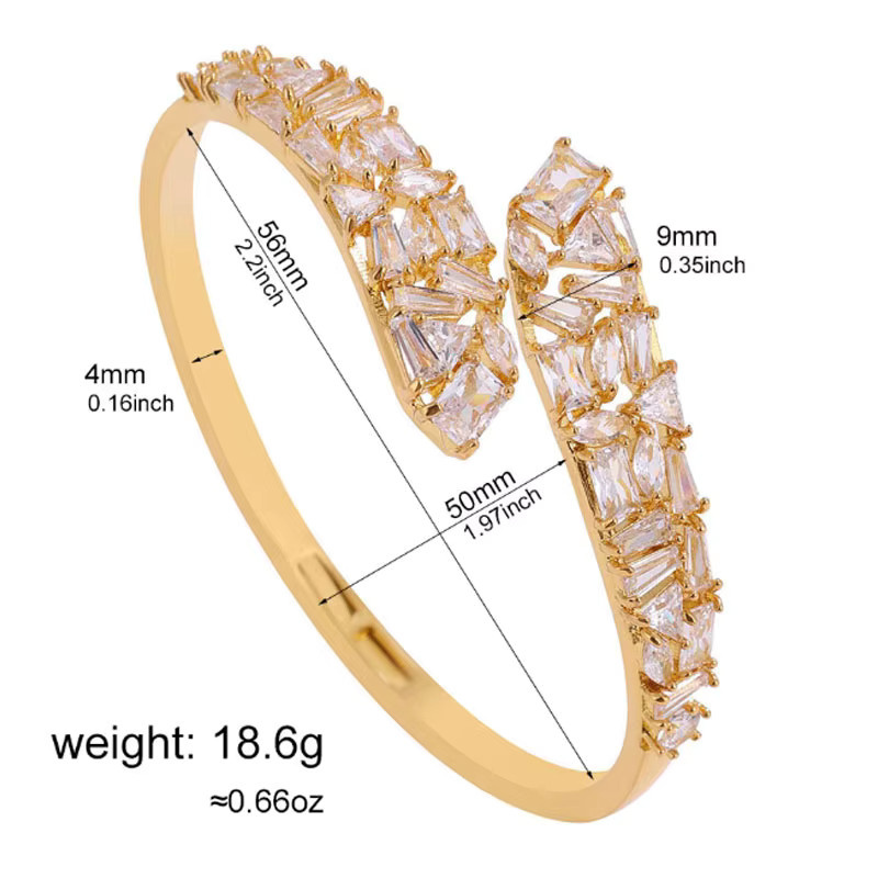 ZAKOL Armband, Zirkon, Kreuz Blätter, Damen - Bild 3