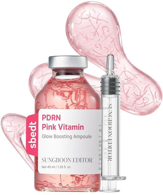 SUNGBOON EDITOR PDRN Rosa Vitamin Glow Boosting Ampulle, 40 ml, Serum - Bild 1