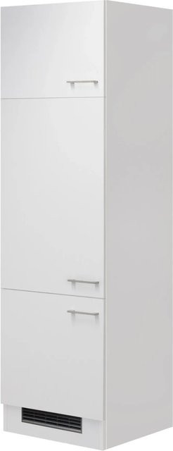 Flex-Well Geräteumbauschrank Lucca Küchenschrank Weiß Matt B/H/T: 60 x 200 x 57 cm - Bild 1