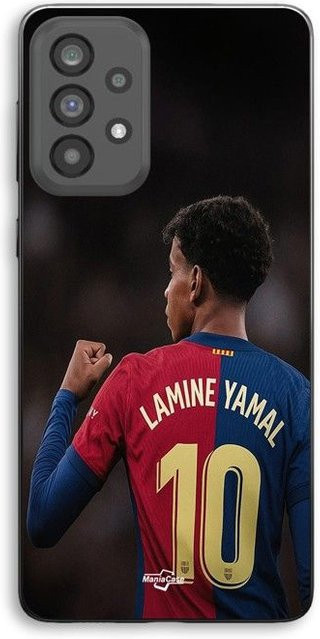 Maniacase Handyhülle für Samsung Galaxy A33 5G mit Lamine Yamal Nr. 10 FC Barcelona Design in Schwarz - Bild 1
