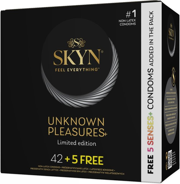 SKYN Kondom-Mix Unknown Pleasures, latexfrei, Unisex - Bild 1