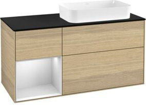 V&B Waschtischunterschrank Finion in Eichenfurnier Braun, B: 120 cm, T: 60 cm - Bild 1