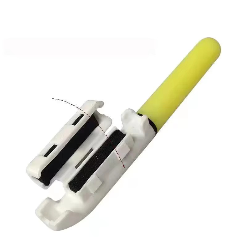 10er Set wiederaufladbare elektronische Leuchtstäbe A602 mit Clip, wasserdichte Lichtsticks in Gelb und Weiß, inklusive 5 CR322/CR425 Batterien - Bild 1