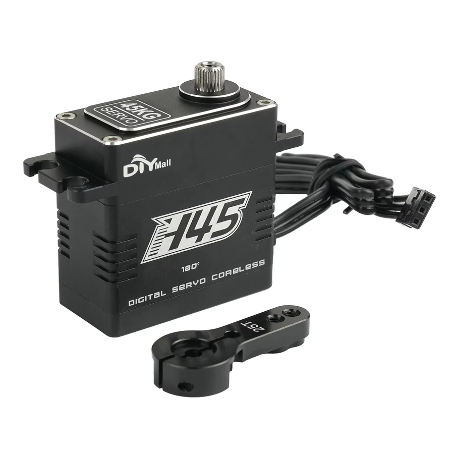 Stemedu Digital RC Servo, Metall, Schwarz - Bild 2
