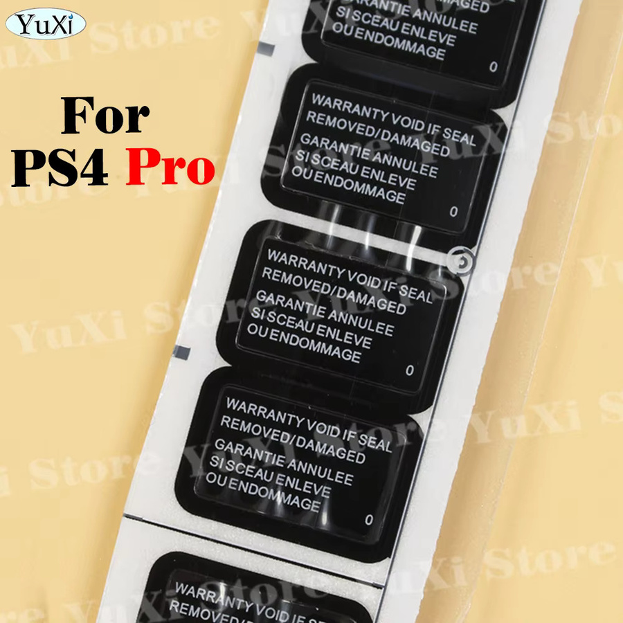 YuXi Garantie-Aufkleber für PS5 PS4 Pro Slim PS3 Konsole und Gamepad in Schwarz - Bild 5