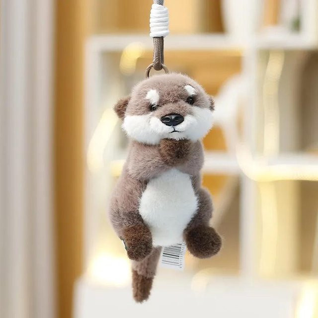Yiran Health & Beauty Süßer Otter Plüsch Anhänger, Stoff Seeotter, 15cm - Bild 1