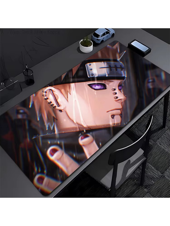 Bandai Naruto Pain Mauspad Multicolor – Große Gamer-Mausmatte und weiche Tastaturunterlage für deinen Schreibtisch - Bild 2