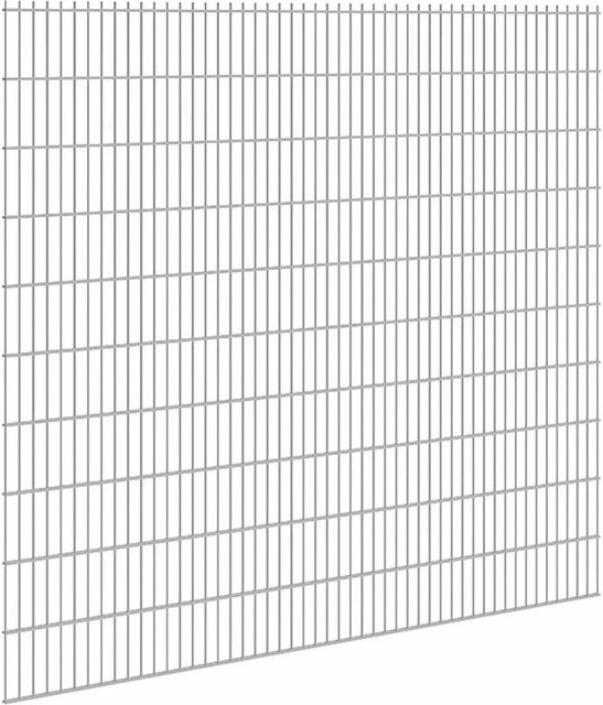 FLORAWORLD Doppelstabmatte aus Stahl, silberfarben, H x B x T: 203 x 251 x 5 cm - Bild 1