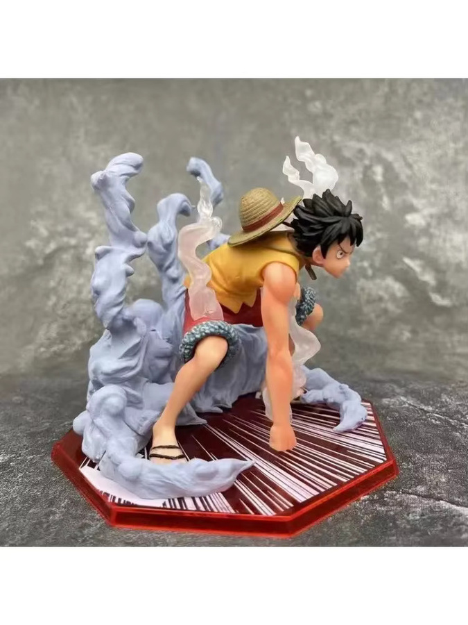 Bandai One Piece Luffy Second Gear, PVC-Puppe, Einzelfigur - Bild 7