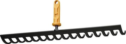 Fiskars Rechen QuikFit in Schwarz mit Stahlzinken, Breite: 41,3 cm - Bild 1