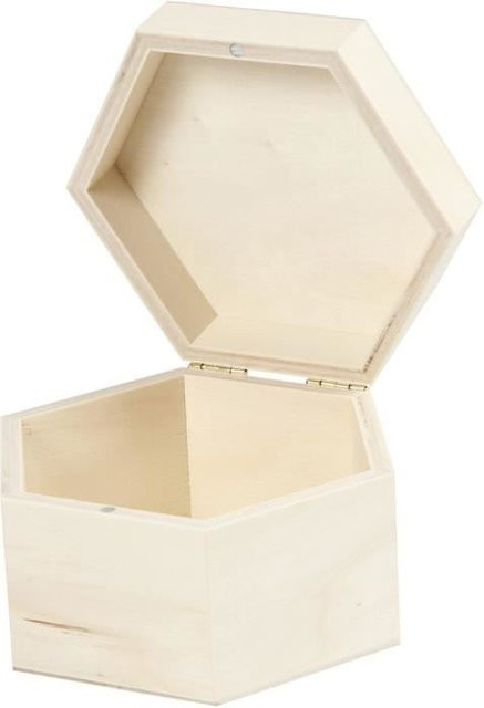 Schmuckschatulle Creotime aus MDF in Braun und Transparent Braun, B: 12 cm, H: 7 cm, T: 1 cm - Bild 1