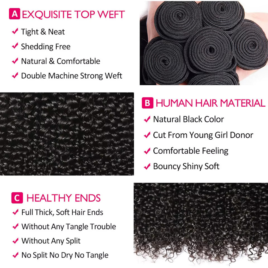 Debut Lockiges Haar Extensions, Unisex - Bild 4
