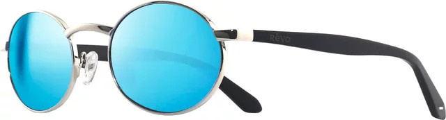 Revo Sonnenbrille Oval, Acetate, Vollrand, grau, silber, Herren - Bild 1