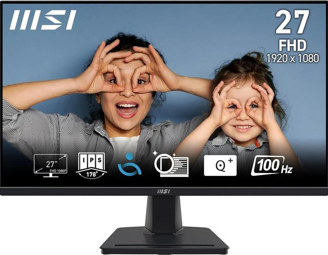 MSI PRO MP275PGDE E14 LED-Monitor, 27 Zoll, Full HD, IPS Panel, 100 Hz, Schwarz - Bild 2