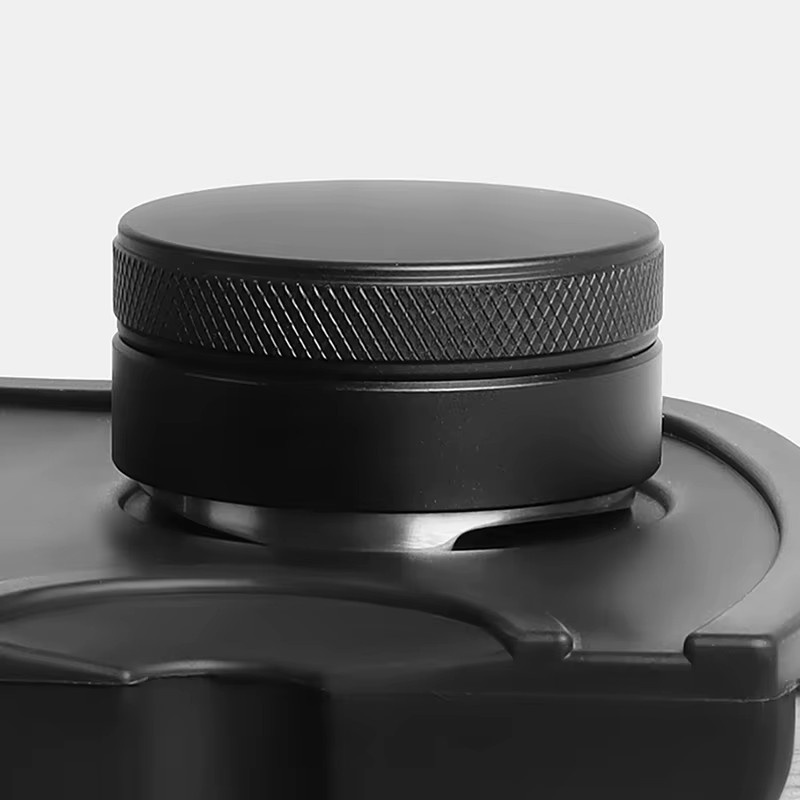 TIME OWNER Kaffeeverteiler und verstellbarer Palm-Tamper in Schwarz aus Edelstahl für 51 mm, 53 mm und 58 mm Siebträger - Bild 4
