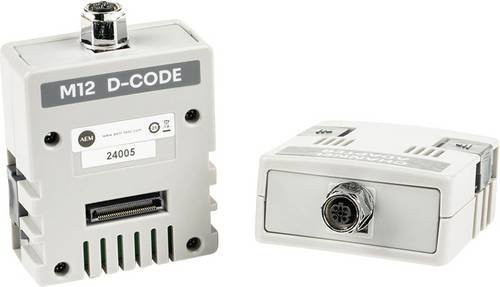 AEM Messadapter M12 D-coded in Grau - Bild 1