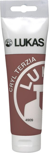 Lukas Cryl Terzia Acrylfarbe Terra di Siena gebrannt in der Plastiktube, 125 ml - Bild 1