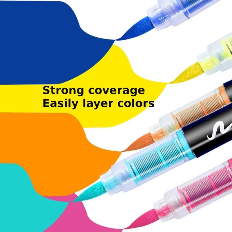 3er Set Acrylmarker in Mehrfarben und Weiß für DIY-Projekte auf Stein, Glas, Holz und Leinwand - Bild 6