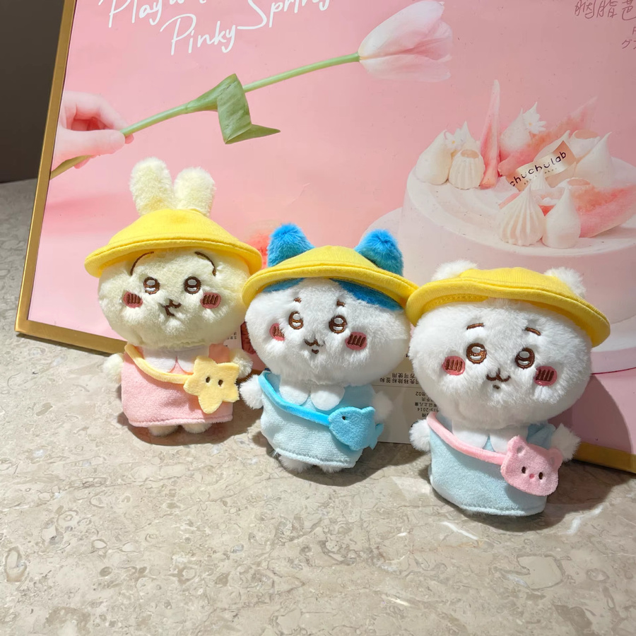 Bandai Hachiware-Usagi-Puppe, Plüsch-Schlüsselanhänger, Plüsch / Textil - Bild 4