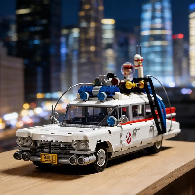 Ghostbusters Ecto-1 Baustein-Automodell, Bausteine - Bild 1