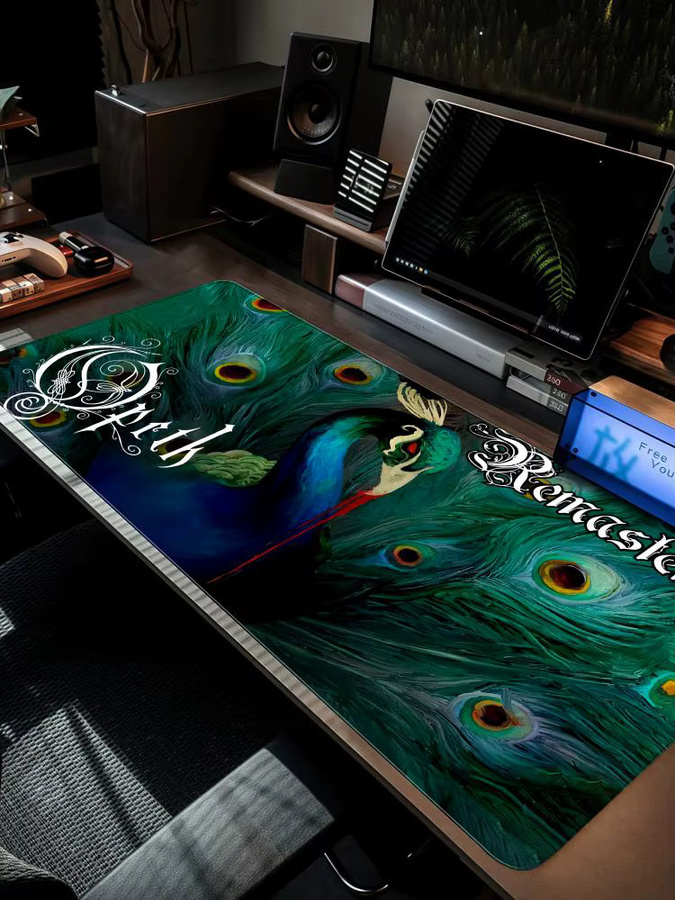 Zauberin Mauspad XXL Schreibtischunterlage mit HD Art Design, rutschfest, B/T: 90 x 40 cm, schwarz/mehrfarbig - Bild 2