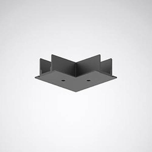 Trilux Hochvolt-Schienensystem-Komponente Rail Abd L Corner Connector in Schwarz - Bild 1