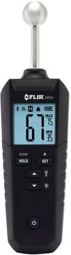 FLIR MR59 Materialfeuchtemessgerät in Schwarz mit Messbereich für Baufeuchtigkeit 0 bis 100% und Holzfeuchtigkeit 0 bis 100% - Bild 1