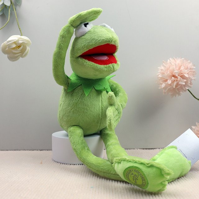 Bandai Muppets Kawaii Kermit der Frosch Plüschtier, Grün - Bild 1