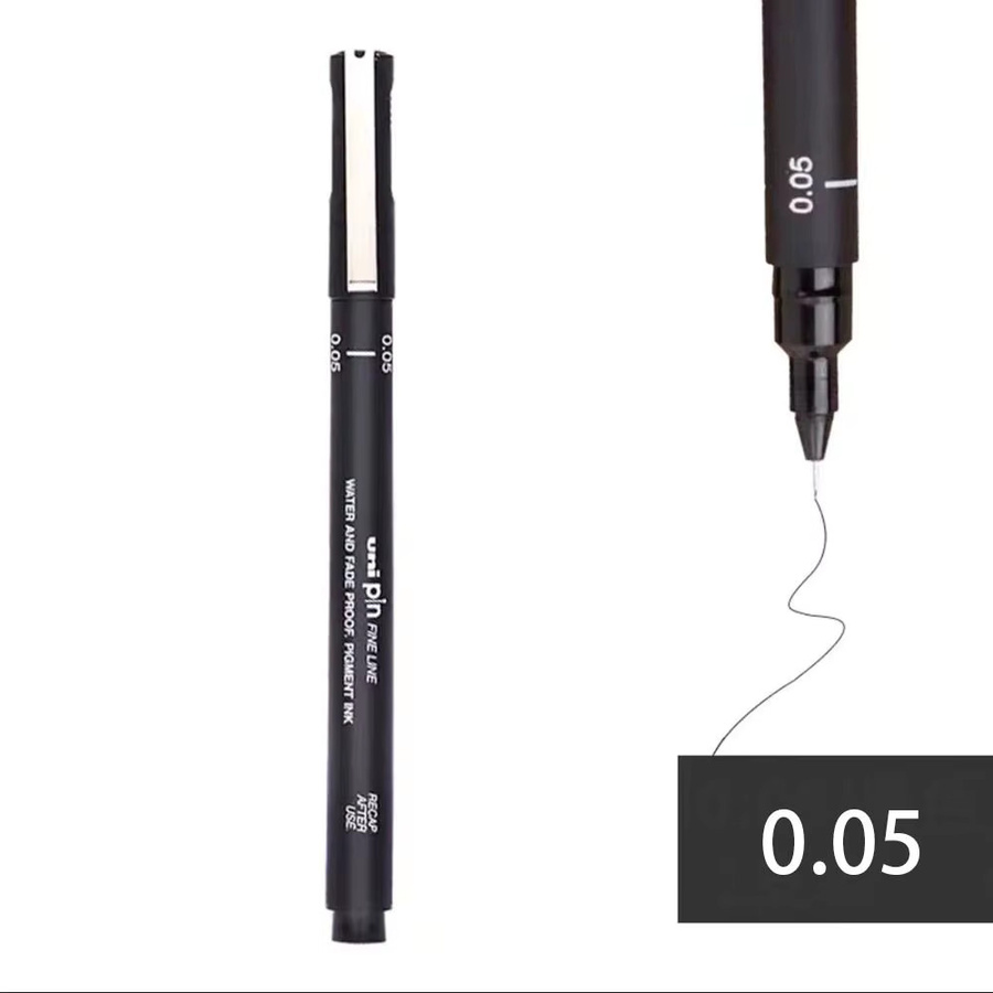 Fineliner Zeichenstift mit schwarzer Tinte für Kunst, Skizzen und Zeichnungen - Bild 7