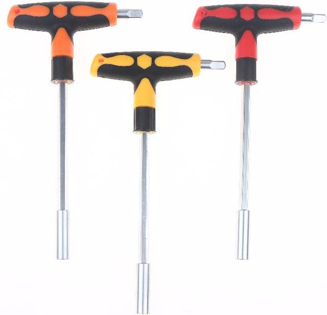 13-teiliges Inbusschlüssel-Set mit T-Griff von Binchi Outdoor Product in Mehrfarbig aus Chrom-Vanadium und Edelstahl für mechanische Reparaturen und Montage - Bild 1