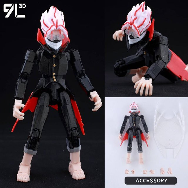 JoJo's Bizarre Adventure Jojo's Lucky 13 Dummy 13 Titan 13 T13, Mehrgelenkige Actionfiguren, ab 14 Jahren - Bild 1