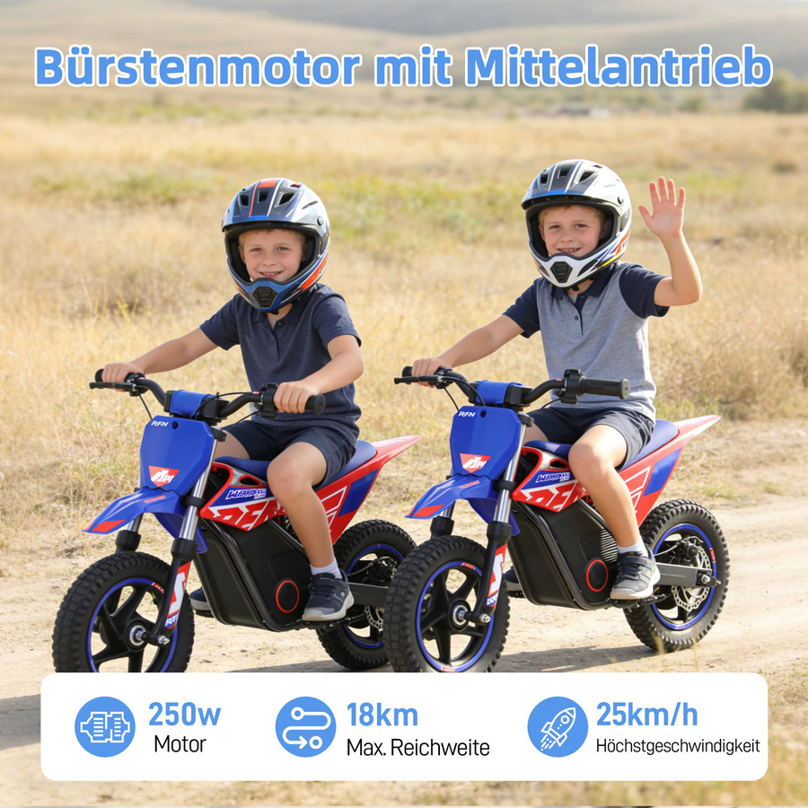 Sinaopus Kinder-E-Motorrad, Offroad-E-Moto, ab 3 Jahren - Bild 3